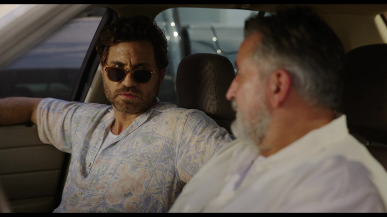 Oliver Peoples OP-506 Sunglasses Worn by Édgar Ramírez as Mike Valentine in Florida Man S01E05 Please Don't Wake Up (2023)