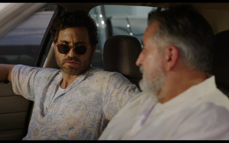 Oliver Peoples OP-506 Sunglasses Worn by Édgar Ramírez as Mike Valentine in Florida Man S01E05 Please Don’t Wake Up (2023)