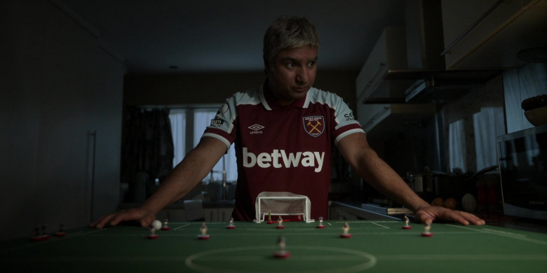 Umbro x Betway Shirt Worn by Nick Mohammed as Nathan ‘Nate' Shelley in Ted Lasso S03E04 Big Week (2023)