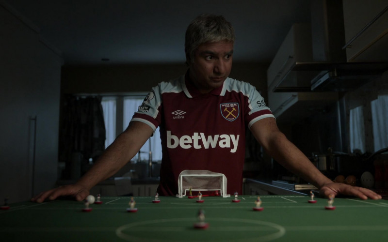 Umbro x Betway Shirt Worn by Nick Mohammed as Nathan ‘Nate' Shelley in Ted Lasso S03E04 Big Week (2023)