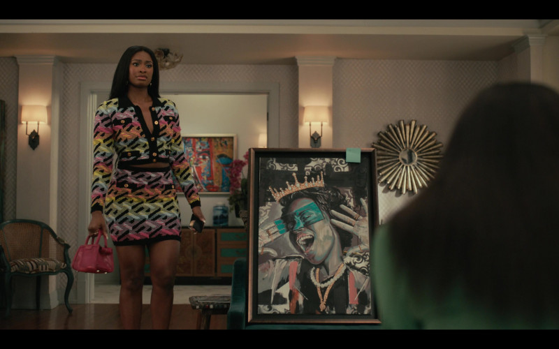 Versace Jacket and Skirt Outfit in Bel-Air S02E07 Under Pressure (1)