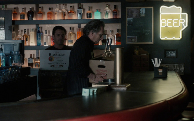 Tito's Vodka, Jack Daniel's Whisky, Gray Whale Gin, Hornitos Tequila, Ole Smoky Moonshine in The Company You Keep S01E10 "The Truth Hurts" (2023)