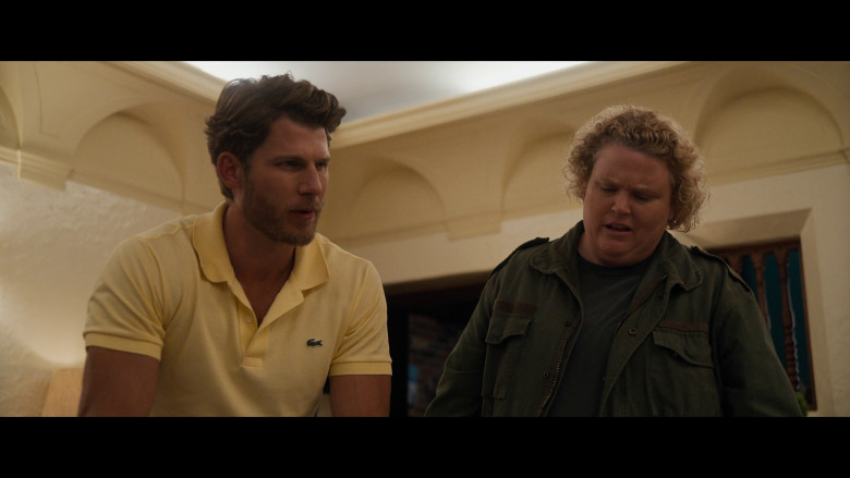Lacoste Yellow Polo Shirt of Travis Van Winkle as Aldon in FUBAR S01E05 "Here Today, Gone To-Marrow" (2023) - 374185