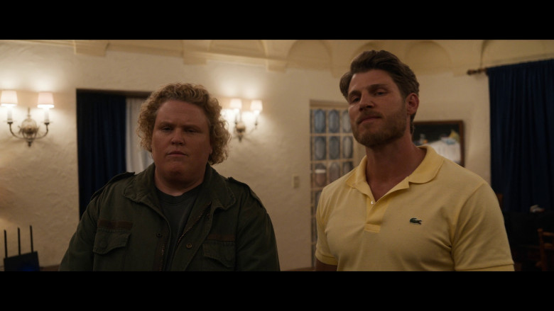 Lacoste Yellow Polo Shirt of Travis Van Winkle as Aldon in FUBAR S01E05 "Here Today, Gone To-Marrow" (2023) - 374186