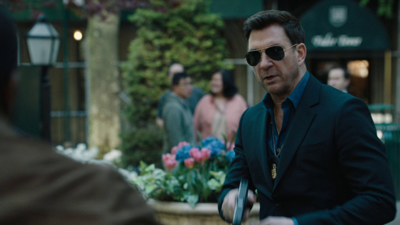 Ray-Ban Aviator Sunglasses Worn by Dylan McDermott as Remy Scott in FBI: Most Wanted S04E21 "Clean House" (2023) - 371128