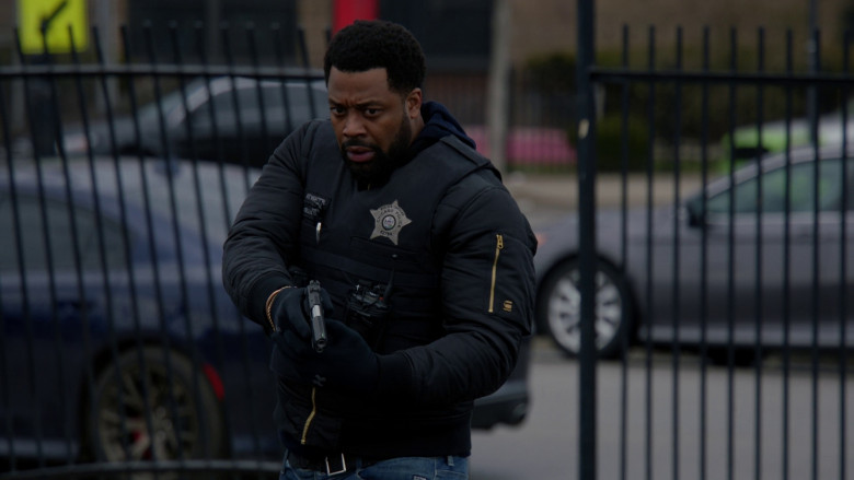 G-Star RAW Jacket Worn by LaRoyce Hawkins as Officer Kevin Atwater in Chicago P.D. S10E22 "A Better Place" (2023) - 374628