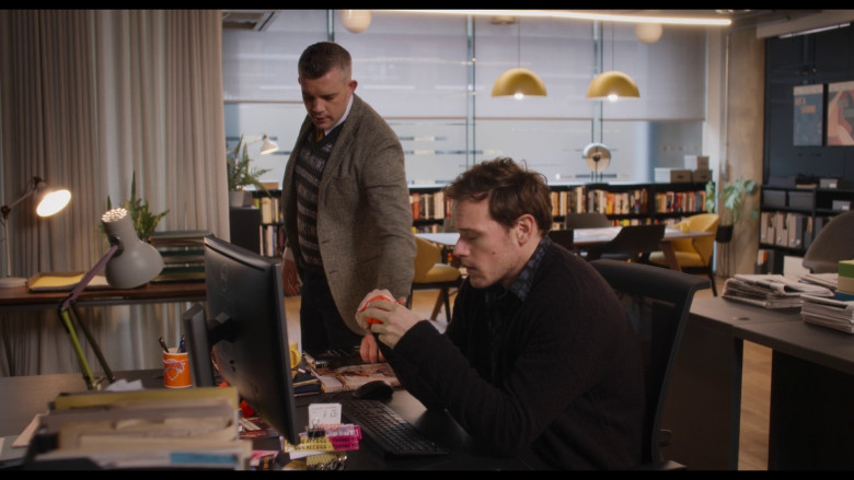 Dell Monitor and PC Keyboard Used by Sam Heughan as Rob Burns in Love Again (2023) - 373183