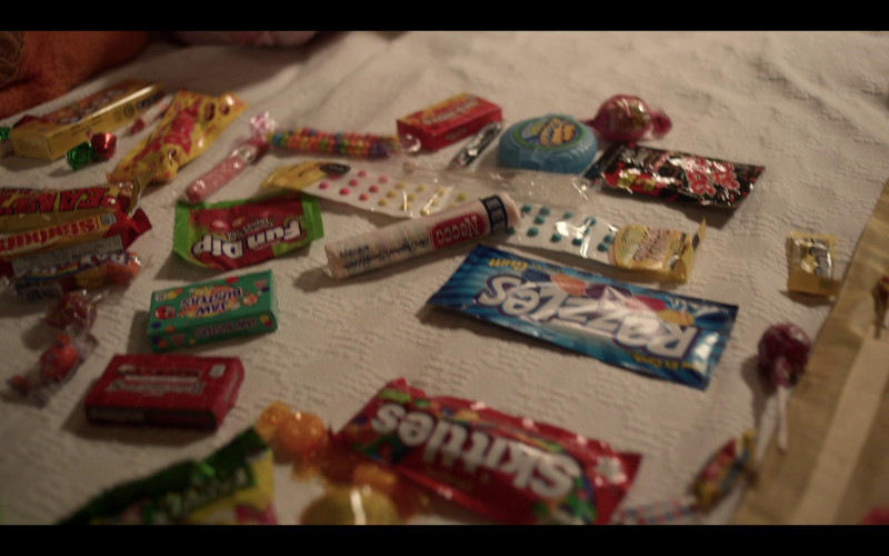 Starburst, Skittles, Razzles Gum Candies, Fun Dip, Necco Wafers in Saint X S01E07 "The Goat Witch and the Sinner" (2023)