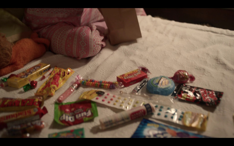 Dots, Starburst, Fun Dip, Necco Wafers in Saint X S01E07 "The Goat Witch and the Sinner" (2023)