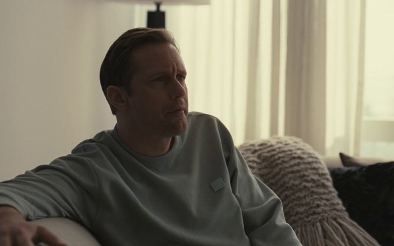 Acne Studios Sweatshirt Worn by Alexander Skarsgård as Lukas Matsson in Succession S04E10 "With Open Eyes" (2023)