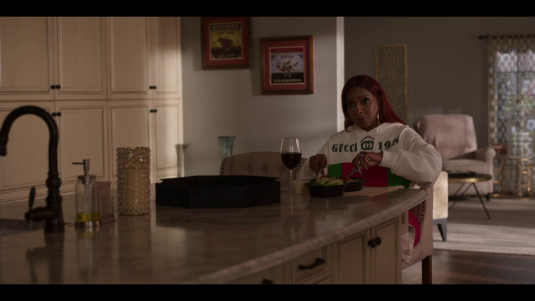 Gucci Women's Hoodie Worn by Mary J. Blige as Monet Stewart Tejada in Power Book II: Ghost S03E09 "A Last Gift" (2023) - 372434