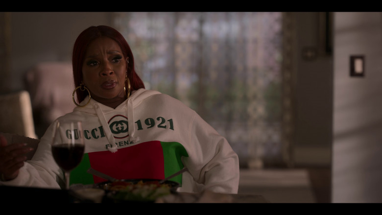 Gucci Women's Hoodie Worn by Mary J. Blige as Monet Stewart Tejada in Power Book II: Ghost S03E09 "A Last Gift" (2023) - 372435