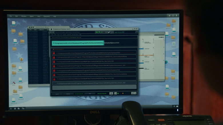 Dell Monitor of Toby Leonard Moore as Congressman Arthur Hudson in The Blacklist S10E13 "The Sicilian Error of Color" (2023) - 372951