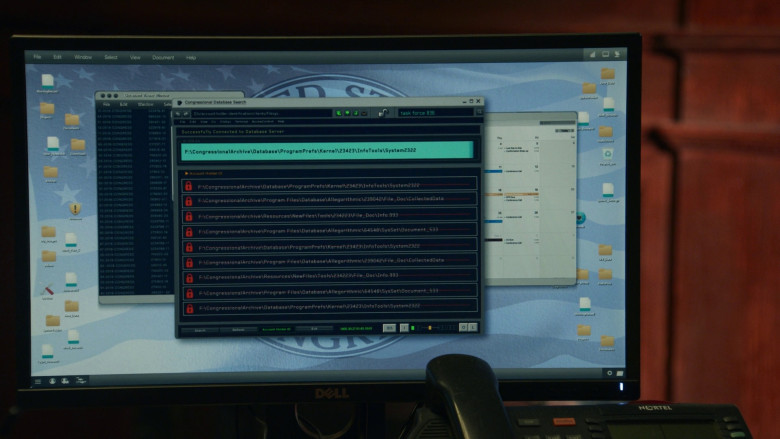 Dell Monitor of Toby Leonard Moore as Congressman Arthur Hudson in The Blacklist S10E13 "The Sicilian Error of Color" (2023) - 372952