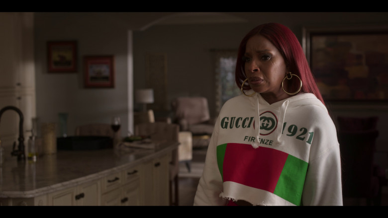 Gucci Women's Hoodie Worn by Mary J. Blige as Monet Stewart Tejada in Power Book II: Ghost S03E09 "A Last Gift" (2023) - 372437