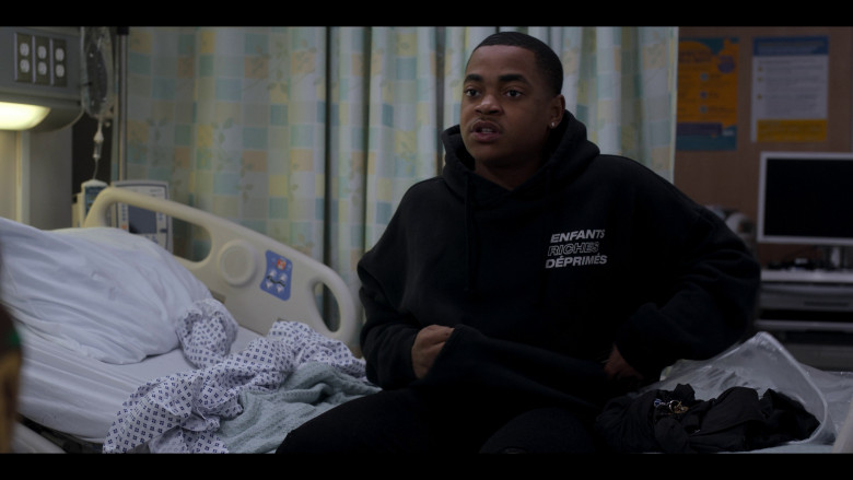 Enfants Riches Deprimes Hoodie of Michael Rainey Jr. as Tariq St. Patrick in Power Book II: Ghost S03E10 "Divided We Stand" (2023) - 374510