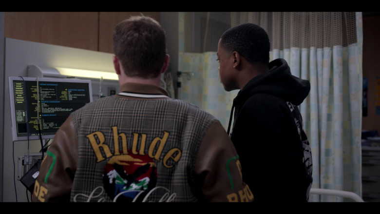 Rhude Men's Jacket Worn by Gianni Paolo as Brayden Weston in Power Book II: Ghost S03E10 "Divided We Stand" (2023) - 374544