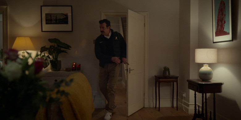 Nike Puffer Jacket and Cortez Sneakers Worn by Jason Sudeikis in Ted Lasso S03E11 "Mom City" (2023) - 373686