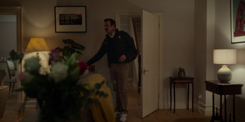 Nike Puffer Jacket and Cortez Sneakers Worn by Jason Sudeikis in Ted Lasso S03E11 "Mom City" (2023) - 373687