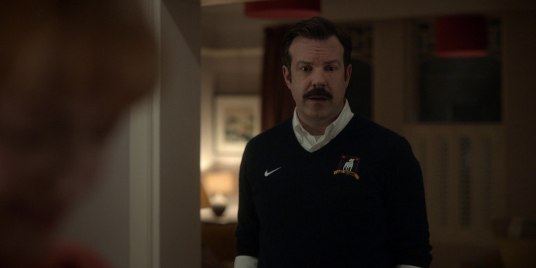 Nike V-Neck Pullover Sweater Worn by Jason Sudeikis in Ted Lasso S03E11 "Mom City" (2023) - 373720