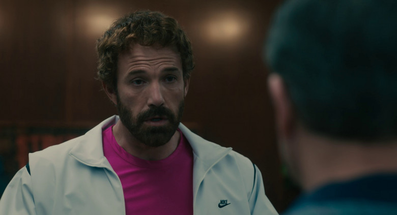 Nike White Jacket Worn by Ben Affleck as Phil Knight in Air (2023) - 369226