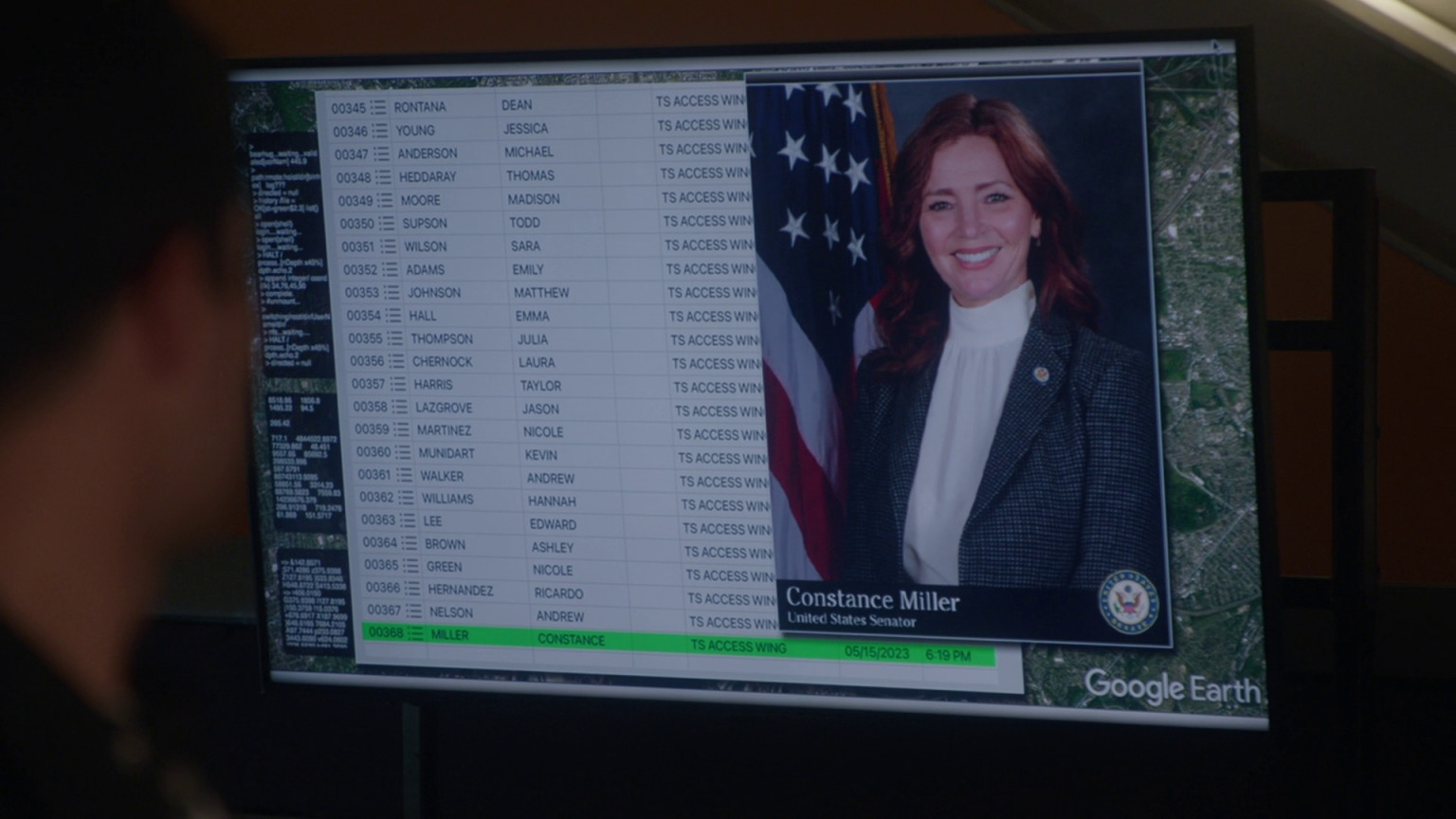 Google Earth App In NCIS S20E21 "Kompromat" (2023)