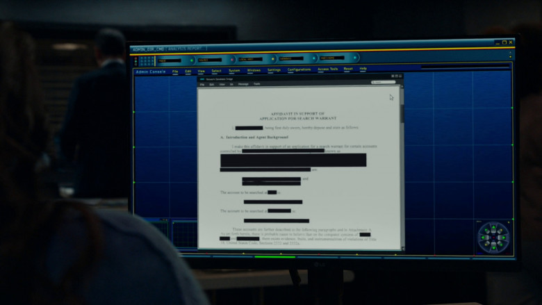 LG PC Monitor in The Blacklist S10E11 "The Man in the Hat" (2023) - 368309