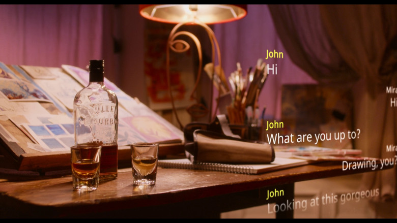 Bulleit Bourbon Whiskey Enjoyed by Arinzé Kene as John Wright and Priyanka Chopra as Mira Ray in Love Again (2023) - 373066