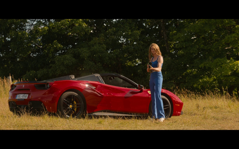 Ferrari Red Sports Car in FUBAR S01E05 "Here Today, Gone To-Marrow" (2023)