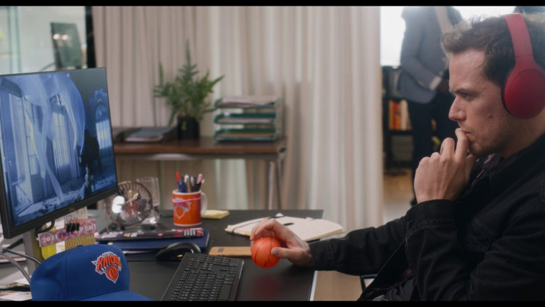 Dell Monitor and PC Keyboard Used by Sam Heughan as Rob Burns in Love Again (2023) - 373174
