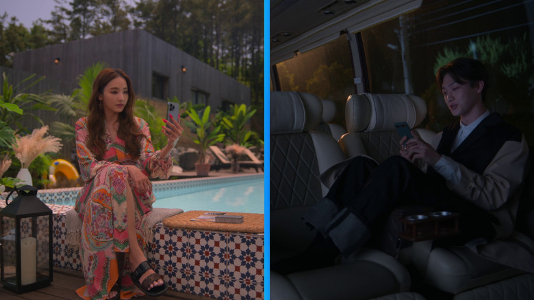 Louis Vuitton Women's Sandals and Apple iPhone Smartphone in XO, Kitty S01E08 "LFG" (2023) - 371729