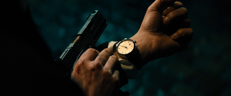 Carl F. Bucherer Manero AutoDate Men's Watch Worn by Keanu Reeves in John Wick: Chapter 4 (2023) - 373001