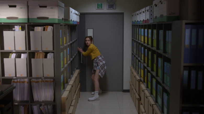 Nike White Sneakers and Socks Worn by Anna Cathcart as Katherine 'Kitty' Song Covey in XO, Kitty S01E04 "TGIF" (2023) - 371619