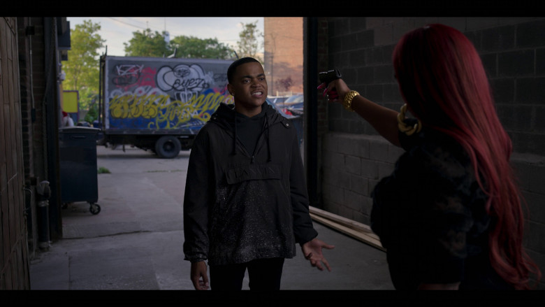 Lanvin Jacket Worn by Michael Rainey Jr. as Tariq St. Patrick in Power Book II: Ghost S03E10 "Divided We Stand" (2023) - 374529