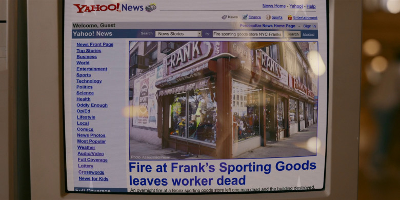 Yahoo! News Website in City on Fire S01E06 "Annus Horribilis" (2023) - 375571