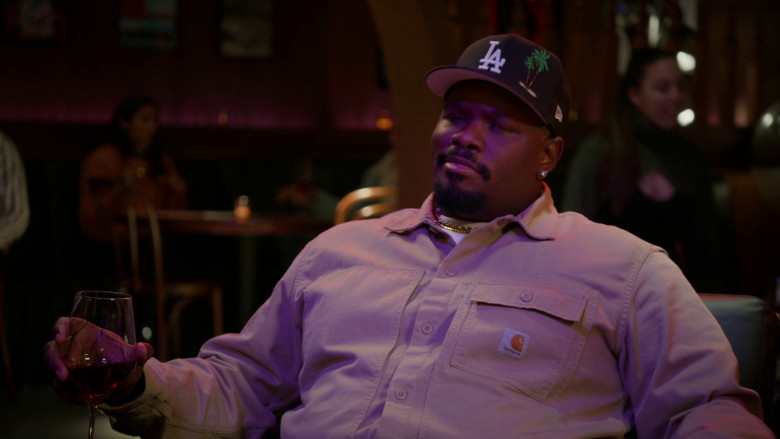 Carhartt Shirt and New Era Los Angeles Dodgers Hat in Grand Crew S02E10 "Wine & Tastings" (2023) - 366430