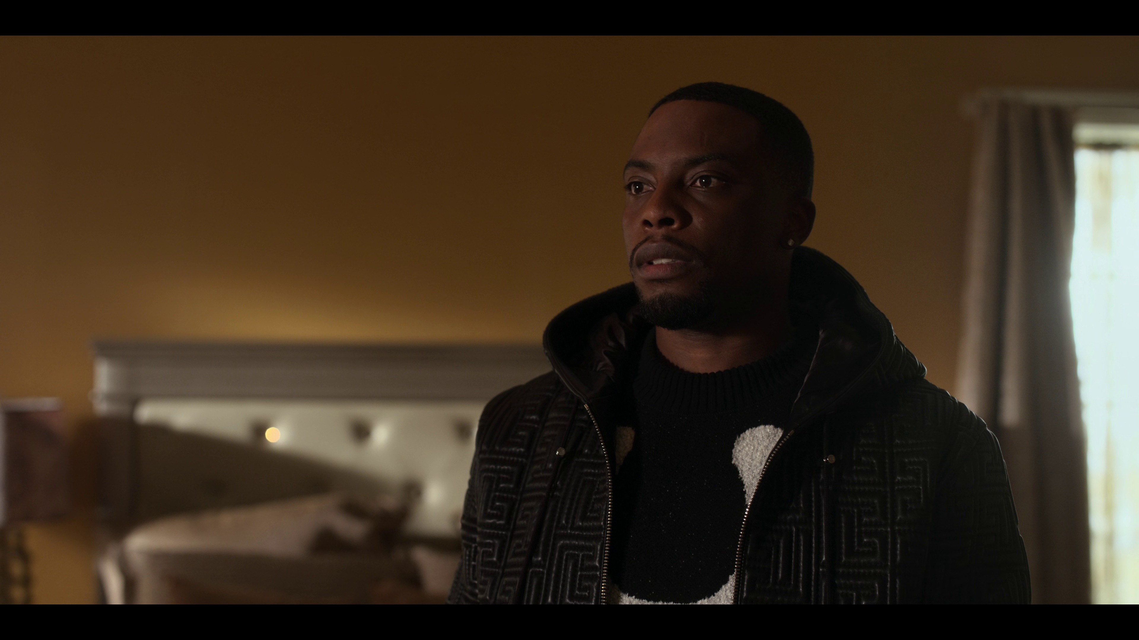 Black Chito Edition Hockey Mask Crewneck Sweater worn by Cane Tejada (Woody  McClain) in Power Book II: Ghost (S03E08)