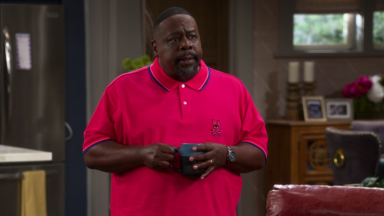 Psycho Bunny Polo Shirt Worn by Cedric the Entertainer as Calvin Butler in The Neighborhood S05E19 "Welcome to the New Do" (2023) - 366716