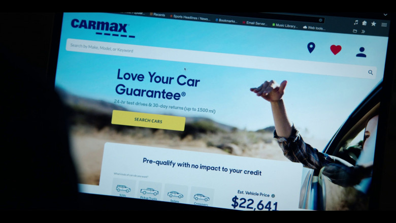 CarMax Used Vehicle Retailer Website in Walker S03E17 "It Writes Itself" (2023) - 367604