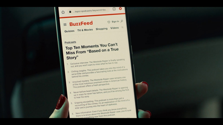 BuzzFeed.com Website in Based on a True Story S01E06 "Love You, Buzzfeed" (2023) - 377371