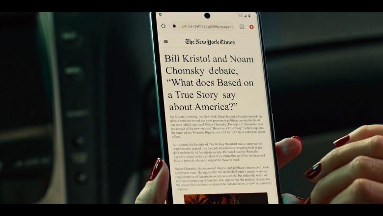 The New York Times Website in Based on a True Story S01E06 "Love You, Buzzfeed" (2023) - 377387