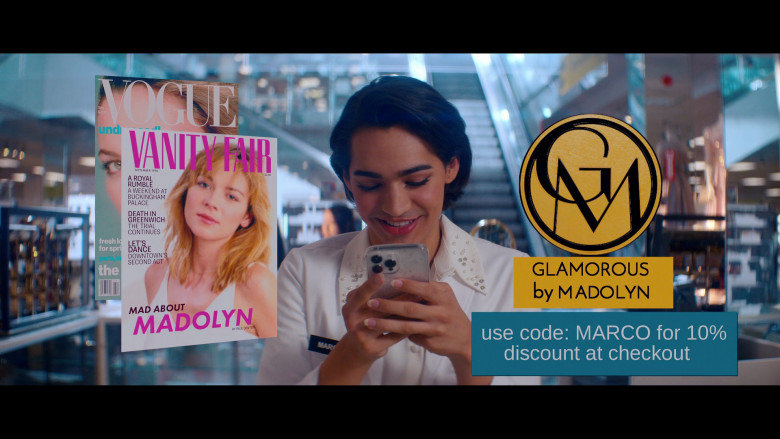 Vanity Fair and Vogue Magazines in Glamorous S01E01 "RSVP Now!" (2023) - 380399