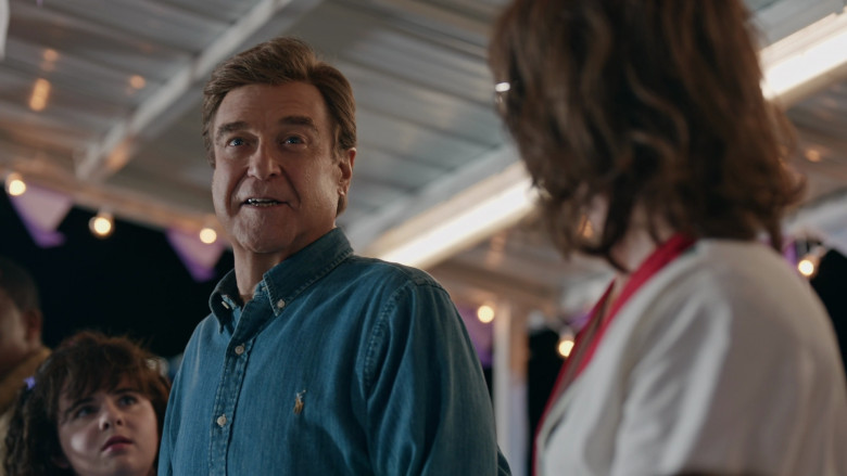Ralph Lauren Denim Shirt Worn by John Goodman as Dr. Eli Gemstone in The Righteous Gemstones S03E01 "For I Know the Plans I Have for You" (2023) - 379820