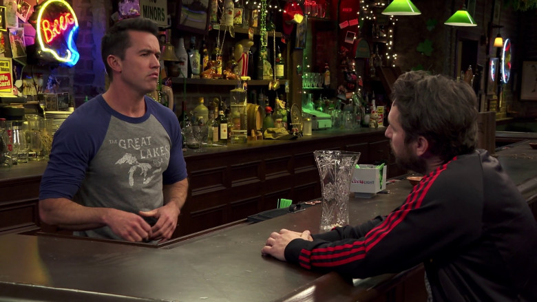 Malibu Liqueur, Tanqueray Gin, Kahlua, Coors Light Napkin Holder in It's Always Sunny in Philadelphia S16E02 "Frank Shoots Every Member of the Gang" (2023) - 377784