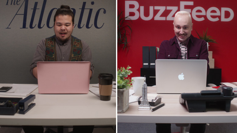 The Atlantic and BuzzFeed, Apple MacBook in The Other Two S03E10 "Brooke & Cary & Curtis & Lance" (2023) - 381667