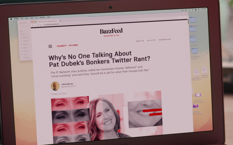 BuzzFeed Website in The Other Two S03E10 "Brooke & Cary & Curtis & Lance" (2023)