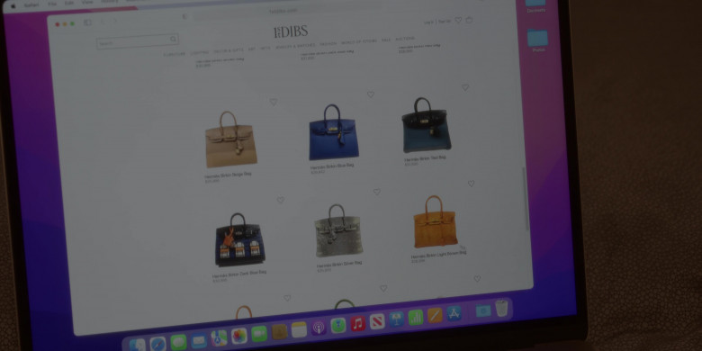 1stdibs Online Marketplace Site and Hermes Birkin Bag in And Just Like That... S02E03 "Chapter Three" (2023) - 381695