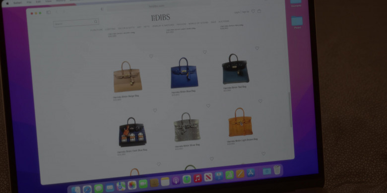 1stdibs Online Marketplace Site and Hermes Birkin Bag in And Just Like That... S02E03 "Chapter Three" (2023) - 381696