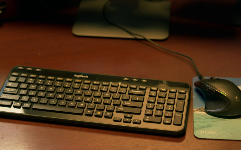 Logitech Keyboard and Mouse in Judge Me Not S01E01 "Be Careful What You Wish For" (2023)