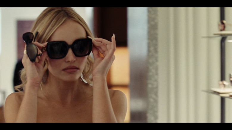 Valentino Women's Sunglasses Worn by Lily-Rose Depp as Jocelyn in The Idol S01E03 "Daybreak" (2023) - 379771